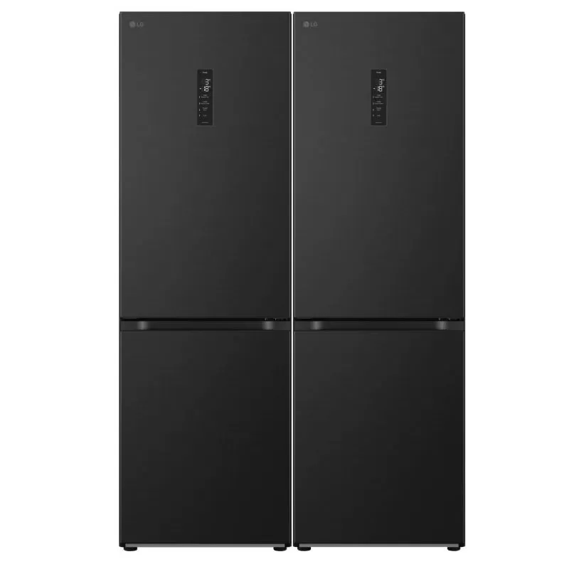إل جي ثلاجة توين كومبي 682 لتر انفرتر لون اسود GW-B489FS6W