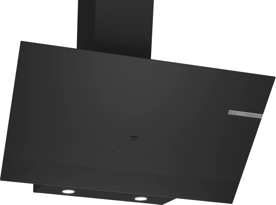 بوش شفاط مطبخ 90 سم بقوة 700 متر مكعب/ ساعة تحكم باللمس سرعتان زجاج أسود DWK97PJ60T